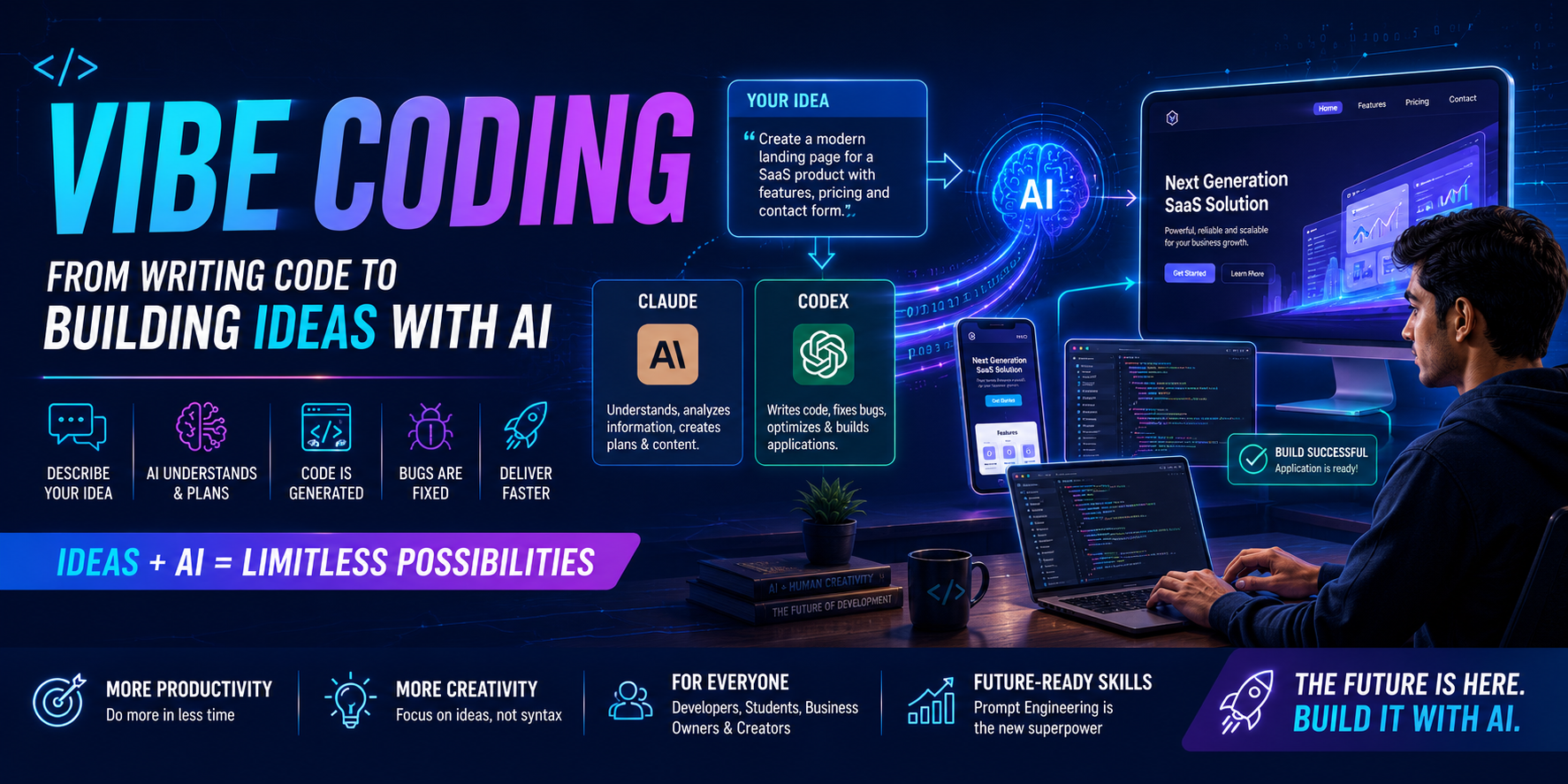 Vibe Coding: From Writing Code to Building Ideas with AI