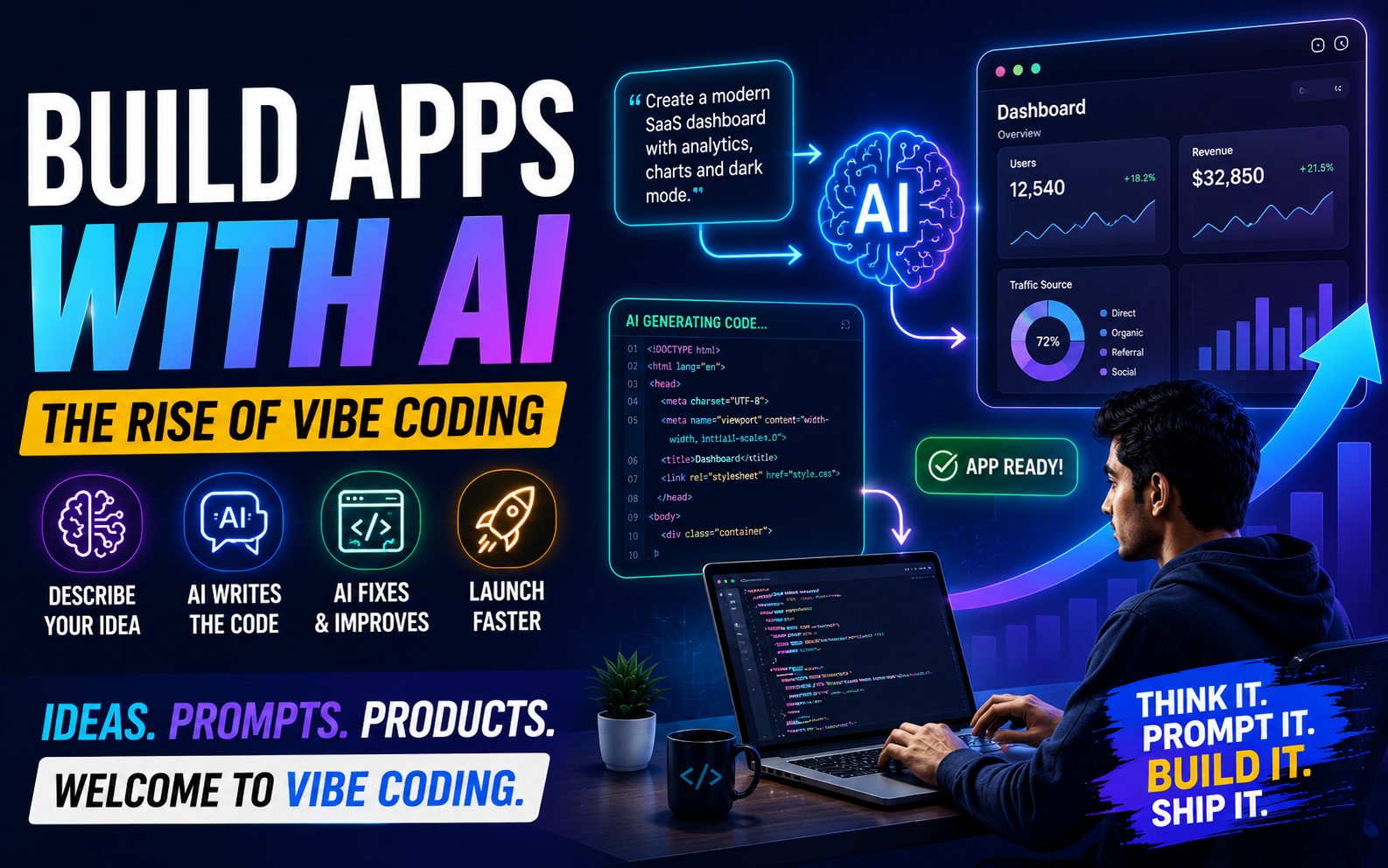 Vibe Coding: From Writing Code to Building Ideas with AI