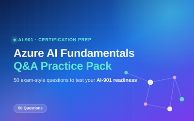 AI-901 Azure AI Fundamentals — Q&A Practice Pack course thumbnail